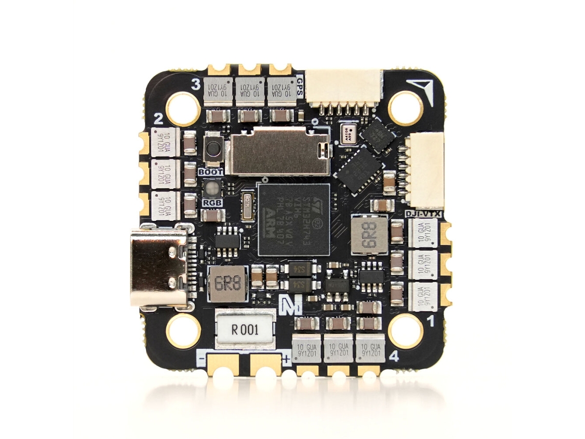 Controlador de Voo Ardupilot25.5x25.5mm Micoair H743 V2 Aio Am32 45a 2 6s Esc para Drones de Corrida Rc Fpv, Compatível com Apm Px4 Inav MDUG