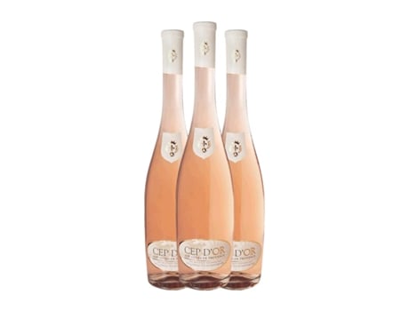 Vinho rosé LES MAÎTRES Cep d'Or Rosé Côtes de Provence (0.75 L - 3 Unidades)