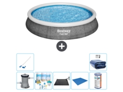 Bestway Piscina Bestway Fast Set Redonda - 396x84 Cm - 8-peças S21453