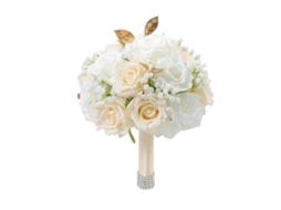 Laxiscreed Bouquet De Noiva Champagne Com Rosas Para Casamento E Madrinhas