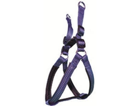 Peitoral para Cães  Nylon Liso Azul (T-3)