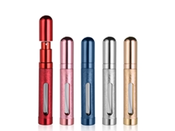 Frasco Spray De Perfume Atomizador Multiuso, À Prova De Vazamentos E Portátil, Ideal Para Viagens Com Suas Fragrâncias Favoritas, Estrutura Leve De Al
