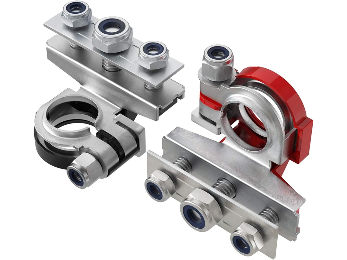Conector De Terminal De Bateria Para Acessórios Automotivos, Cobre Revestido De Ferro, Garante Resistência À Ferrugem E Revestimento Protetor À Prova