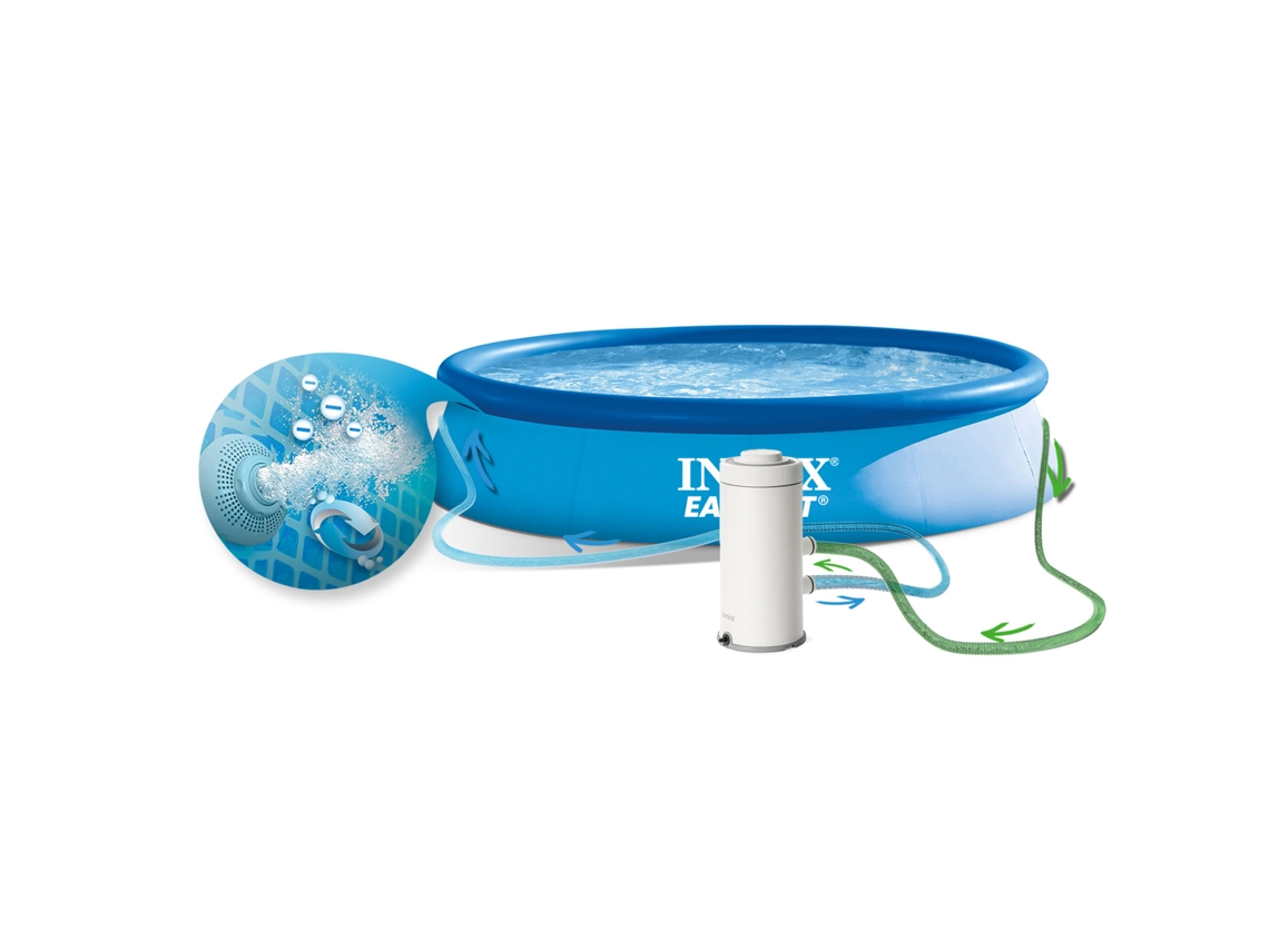 Piscina Expansível De Jardim 457 X 84 Cm 15 Em 1 Intex 28158