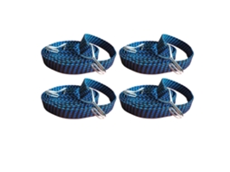 Correias Planas De Borracha Ajustáveis​​ Com Ganchos Metal, 203 Cm De Comprimento, Para Bagagem, Camping, Carros, Jardinagem E Cargas Pesadas