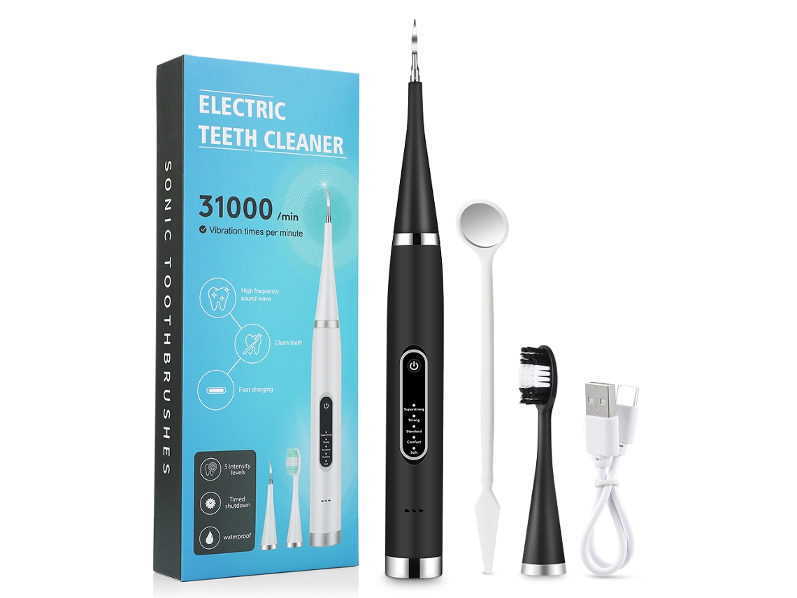 Scanner Dental Elétrico de Vibração Sônica MDUG (preto)