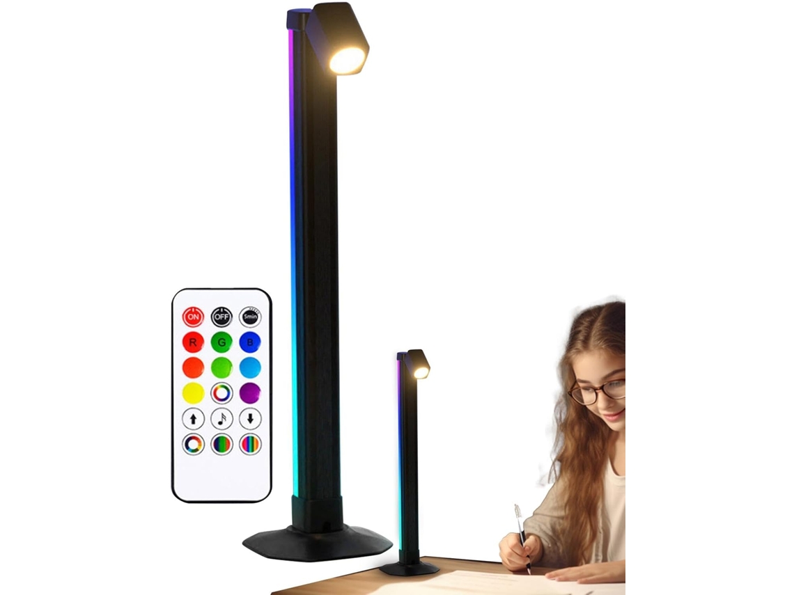 Luminária De Mesa Led Générique, Com Regulagem Contínua De Intensidade, Ideal Para Estudo, Proteção Ocular E
