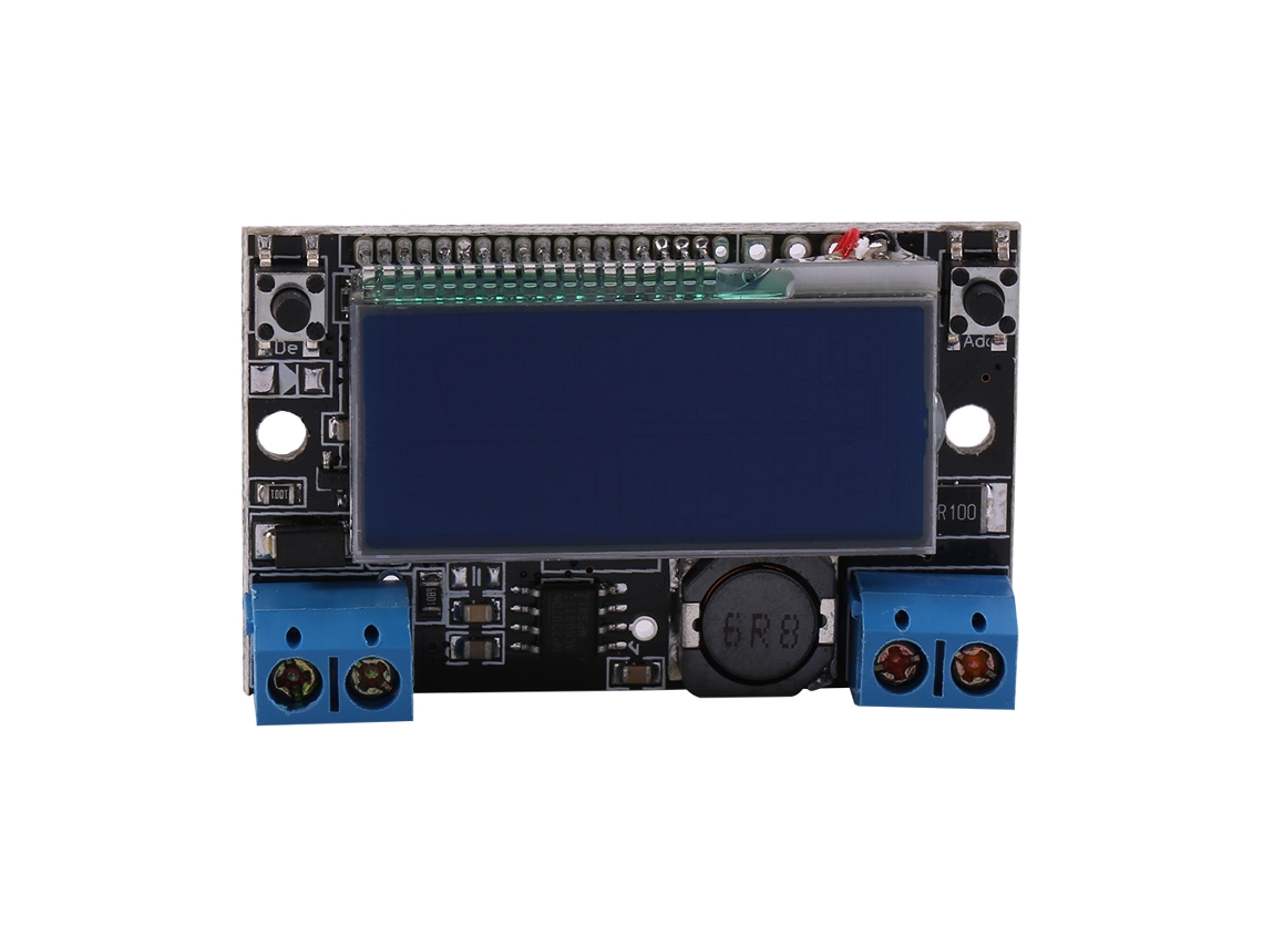 Laxiscreed Fonte De Alimentação Ajustável Dc-dc Com Display Lcd E Caixa Compacta