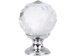 Conjunto De 10 Puxadores Modernos Em Formato Bola Cristal Para Armários E Portas, Decoração Funcional Para O Dia A