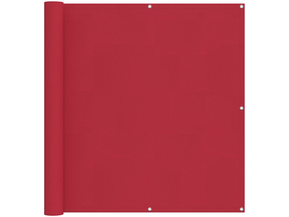 Maison Exclusive - Tela De Varanda 110 X 700 Cm Tecido Oxford Retangular Vermelho