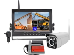 Monitor de 9 Polegadas com Zoom Óptico de 1080p, Câmera Sem Fio, Sinal Digital para SFUSHOS
