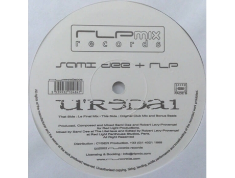 Vinil Ureda1, Sami Dee Rlp Rlpmix Records