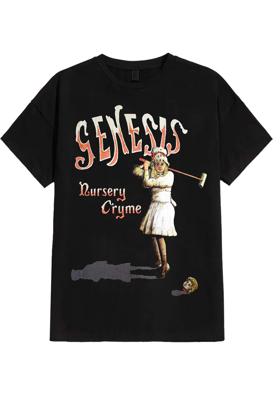 Size:l Rockinstone Genesis - Nursery Cryme - T-shirt Unisex Adults