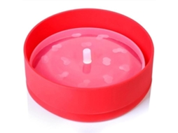 Balde de pipoca dobrável para micro-ondas, grande balde de silicone coberto resistente a altas temperaturas-200145mm OUTAD