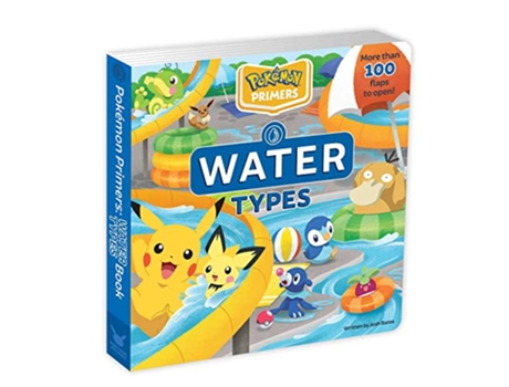 Livro Pokemon Primers Water Types Book de Josh Bates (Inglês - Capa Dura)