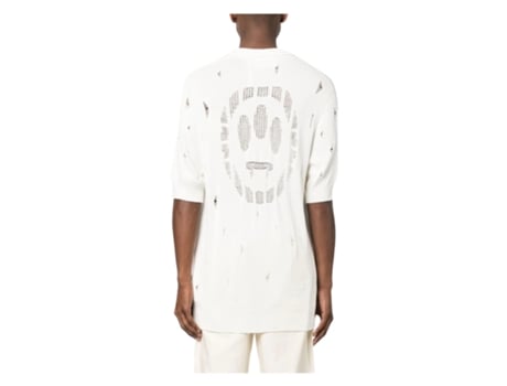 Polo De Homem Barrow Effetto Vissuto Algodão Branco (l)