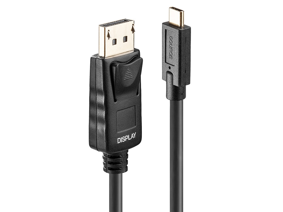 Cabo Displayport 24 Pinos Usb C Para Displayport 10 M Lindy