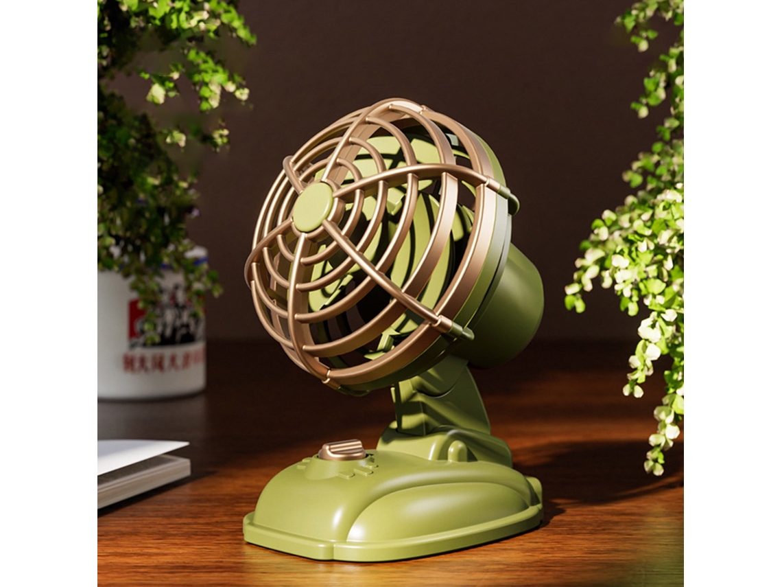 Ventilador portátil USB de mesa, 3 velocidades, compacto, uso doméstico STELASPLEN