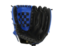 Luva de beisebol infantil em couro PU para treino e competição, azul, 31,75 cm (12,5 polegadas)