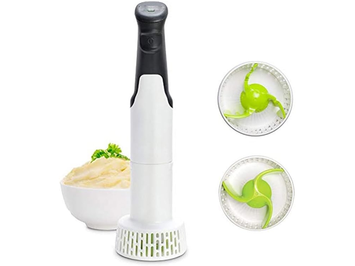 Amassador De Batatas Elétrico, Liquidificador De Mão, Picador De Legumes, 3 Em 1