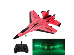 Primerox brinquedo Avião de Controle Remoto Drone com Led Epp Espuma Planador para Jardim Parque Gramado