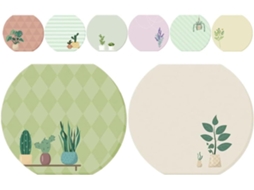 Blocos De Notas Com Tema De Plantas, Conjunto De 8 Peças, Para Material Escolar De Verão E Escritório Em Casa