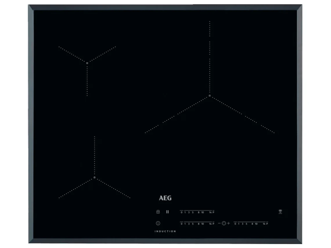 Placa de Indução AEG IKB63435FB (Elétrica - 59 cm - Preto)