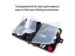 Kit 188 Peças Acessórios Pesca com Estojo
