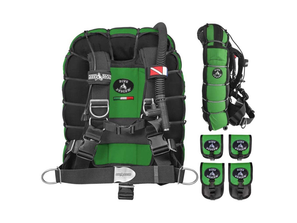 Colete Fly Tech Verde Ldive System