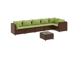 Conjunto de 5 Pcs móveis de paletes jardim MAISON EXCLUSIVE