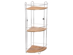 Venterra Bamboo 5 CINCO SIMPLY SMART Prateleira de canto de 3 camadas