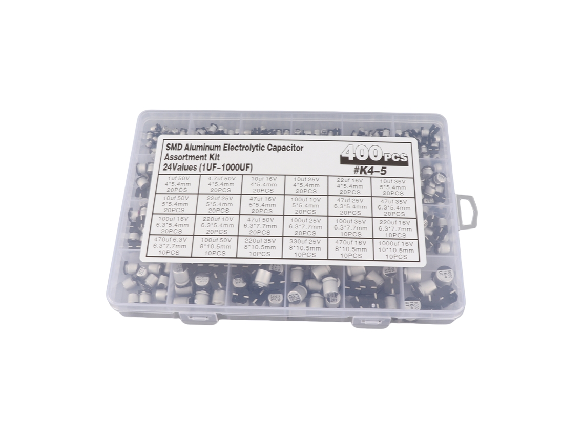 Kit De Capacitores Eletrolíticos Laxiscreed 1uf A 1000uf, 6.3v A 50v Para Eletrônica