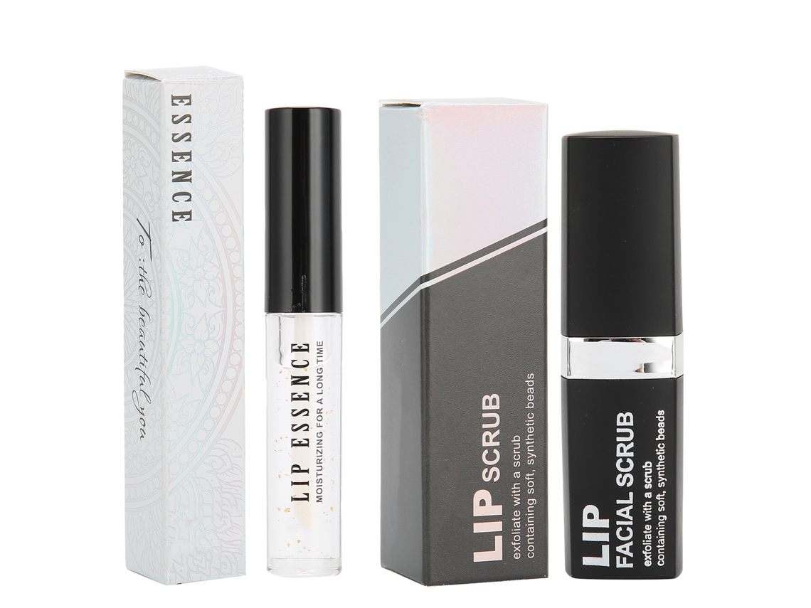Kit De Cuidado Labial Nageta: Suero Hidratante, Gloss, Exfoliante Y Bálsamo Reparador