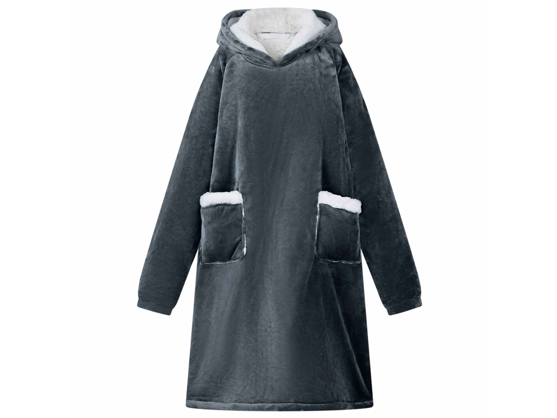 Vidaxl Sweatshirt Manta Azul Marinho L Fleece E Flanela
