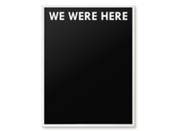 Quadro magnético para parede "We Were Here For The Bedroom" Espelharte (60x80 cm)