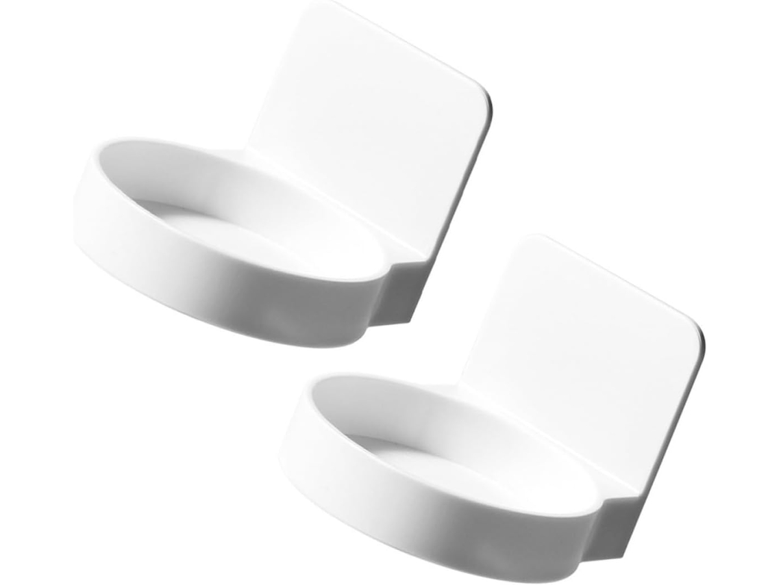 Conjunto De 2 Suportes Parede Pequenos Para Artigos Higiene Pessoal, Organizador De Banheiro Com Design Sem Furos E