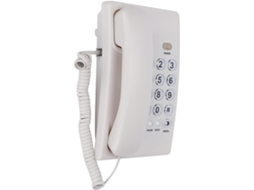 Telefone SFUSHOS com fio, botão grande, última chamada