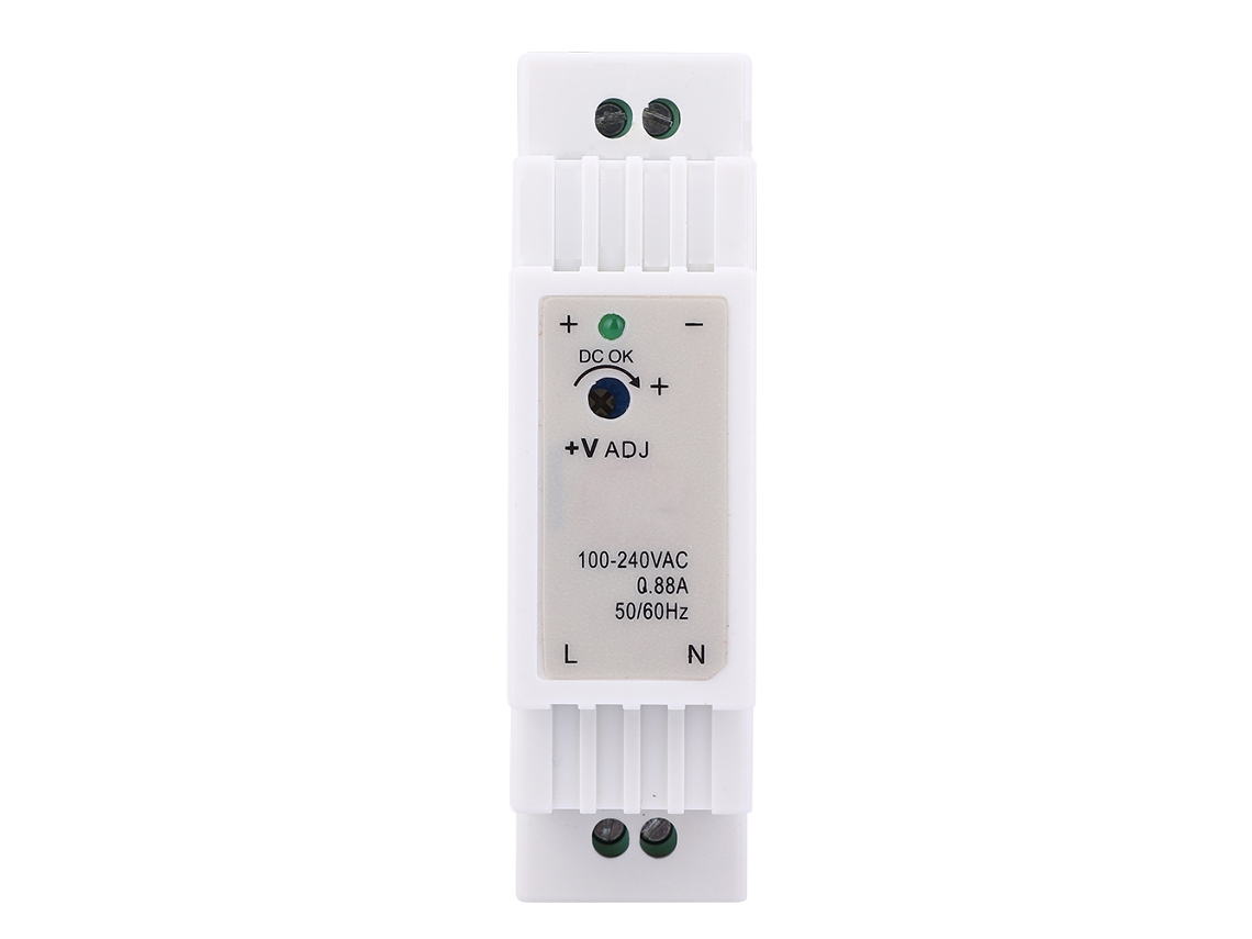 Alimentador De Poder De Rail Din Dr-15-12 Com Saída Única 12v 1.25a 15w Para Interruptores