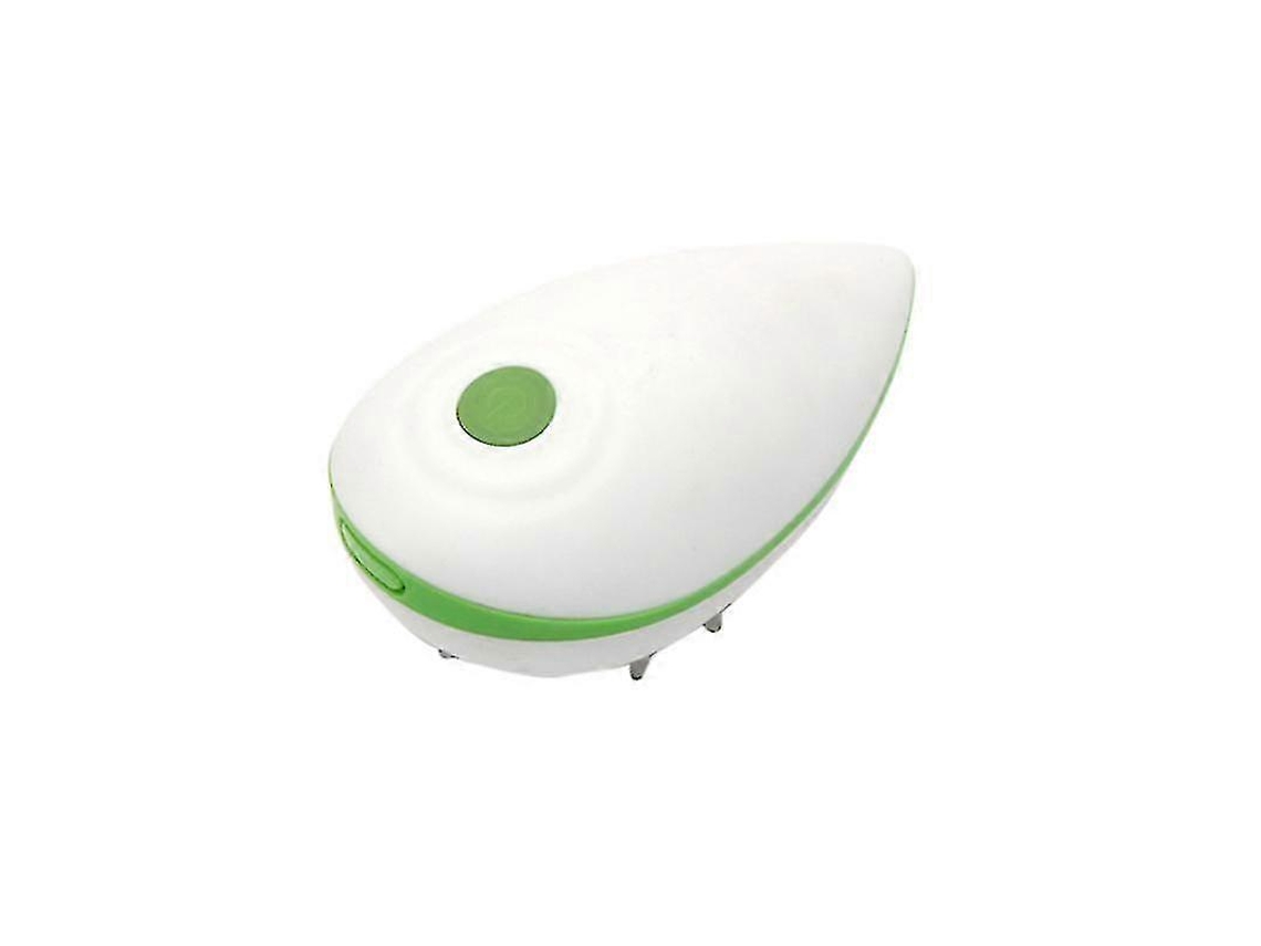 Mini Pente Elétrico Para Massagem No Couro Cabeludo Para Mulheres, Escova Desembaraçadora Para Cuidados Com Os Cabelos Jinyubo Store (verde)