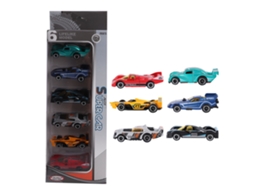 Primerox 6pcs Modelo de Carro de Engenharia 1:64 Liga Simulação Brinquedo para Crianças Estilo F