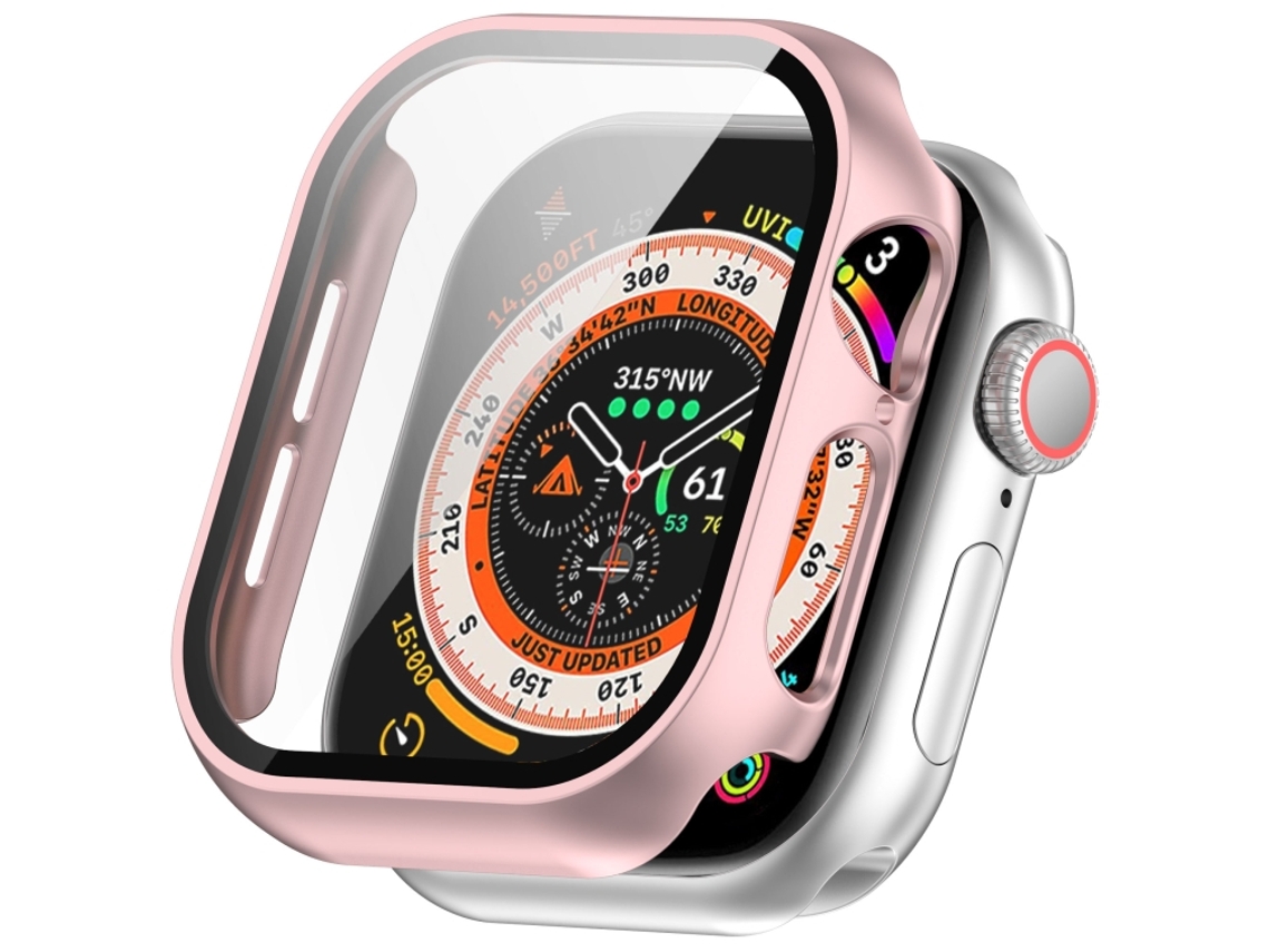 Capa para Apple Watch Series 11 46mm com Protetor de Tela de Vidro Temperado XIAOMOYU