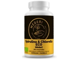 Spirulina e Clorela Eco 500 Comprimidos MÉDERI NUTRITION