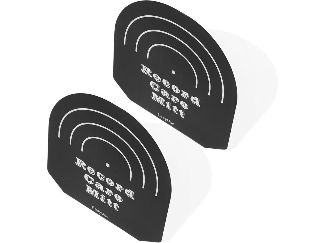 Clipes De Vinil Preto Com Garras, 2 Unidades, Para Papel E Fiapos.