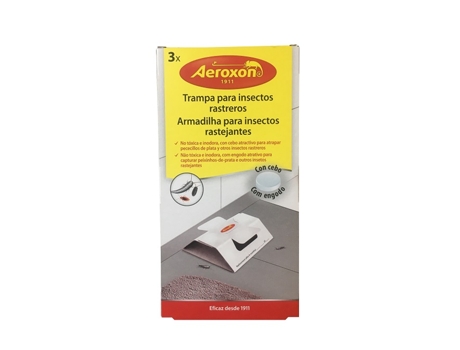 Trampa para Insectos Rastreros Con Gel Atrayente Interior AEROXON