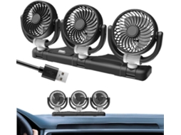Ventiladores De Carro Com 3 Cabeças, Ventilador De Carro Elétrico