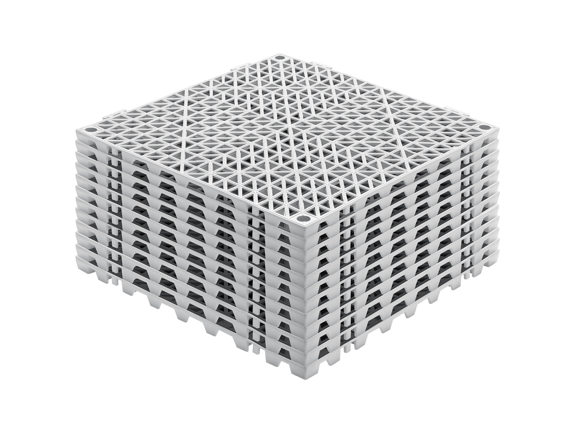 Tapete De Drenagem Intertravado Succebuy 30 X 30 Cm, Azulejos De Pvc Antiderrapantes, Pacote De 12