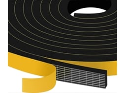 Cinta de espuma autoadhesiva para aislamiento, 12mm x 6mm, 2 rollos, 10m total | S/MARCA