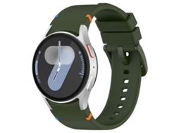 Pulseira Oficial De Silicone Costurada Em Cor Sólida Para Samsung Galaxy Watch 7 40/44mm