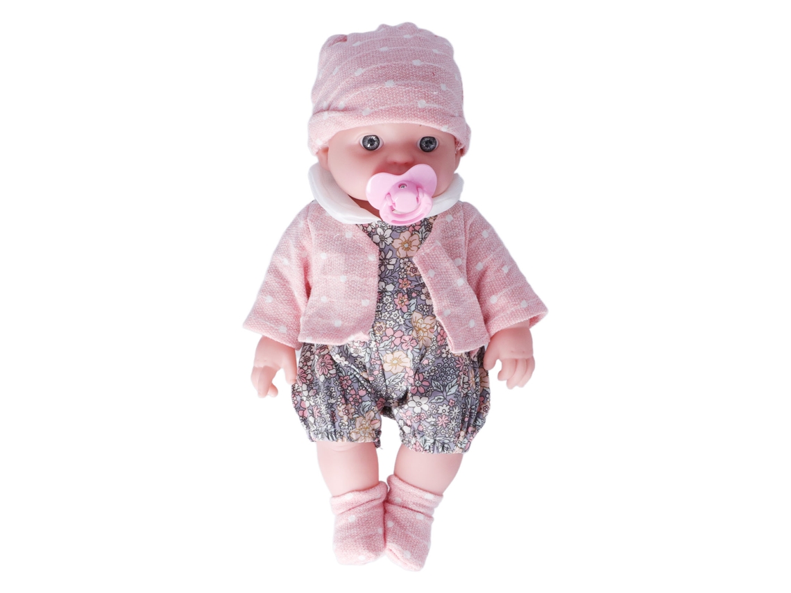 Boneca Bebê Reborn Realista Fashion 12 Polegadas Lavável Menina Branca