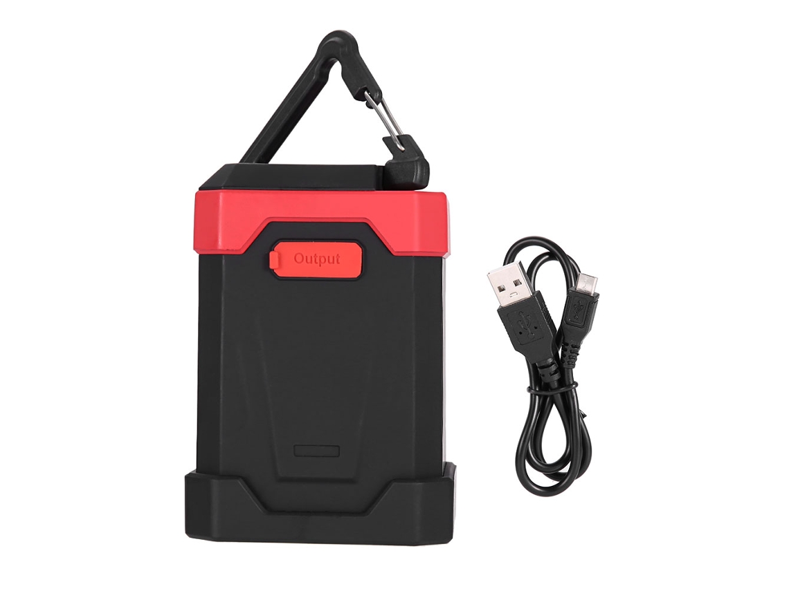Power Bank EOOCOO (luz de Acampamento com Carregamento Sem Fio)